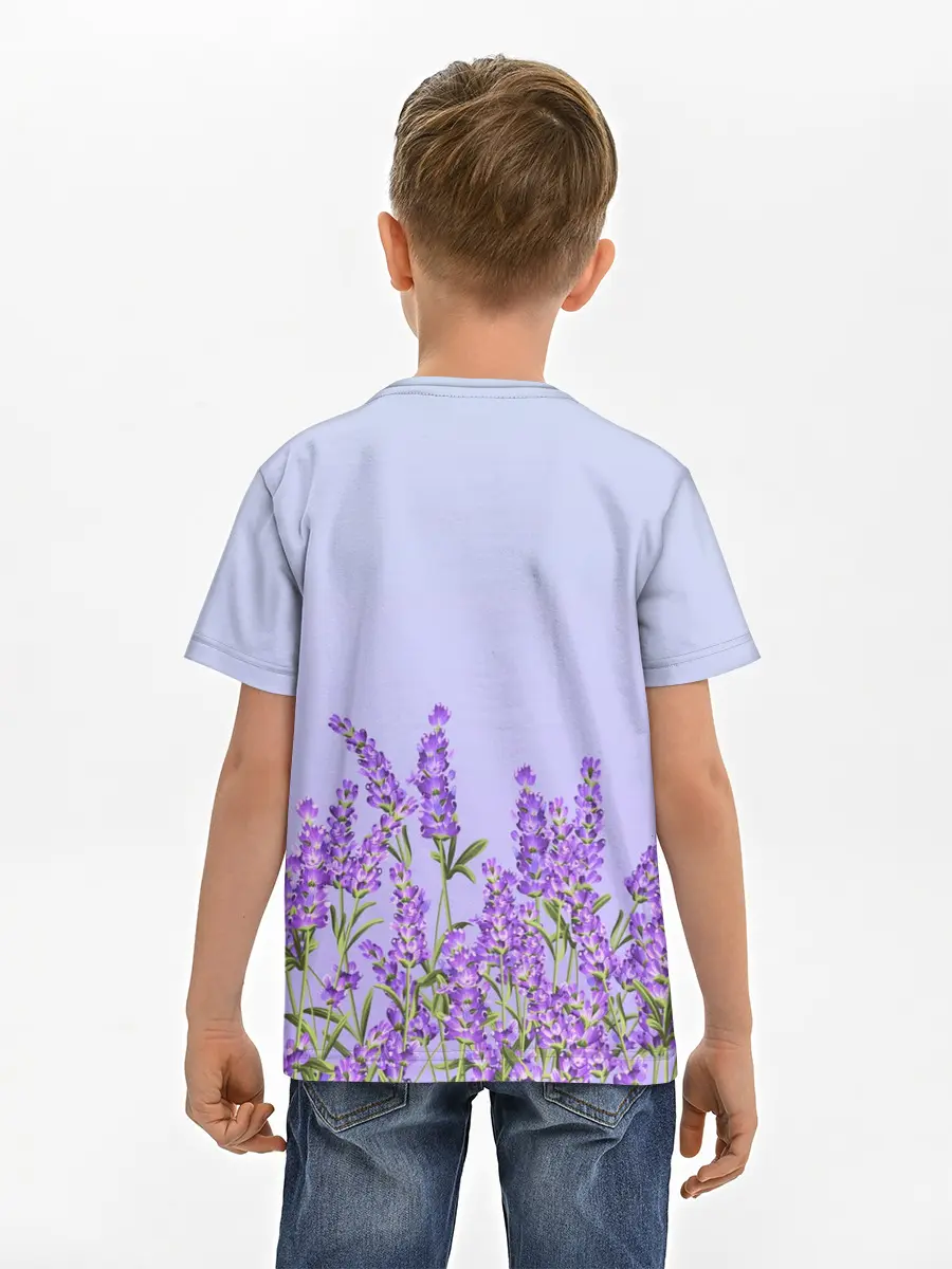 Детская базовая футболка / Lavander