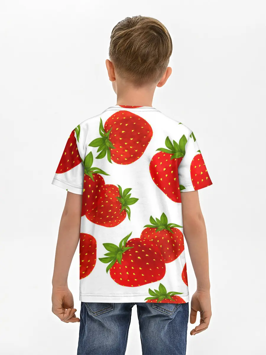Детская базовая футболка / Клубника