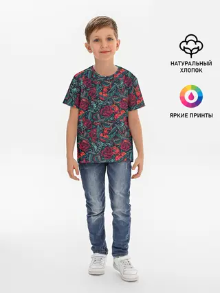 Детская базовая футболка / Тату мастер