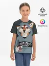 Детская базовая футболка / Furry fox