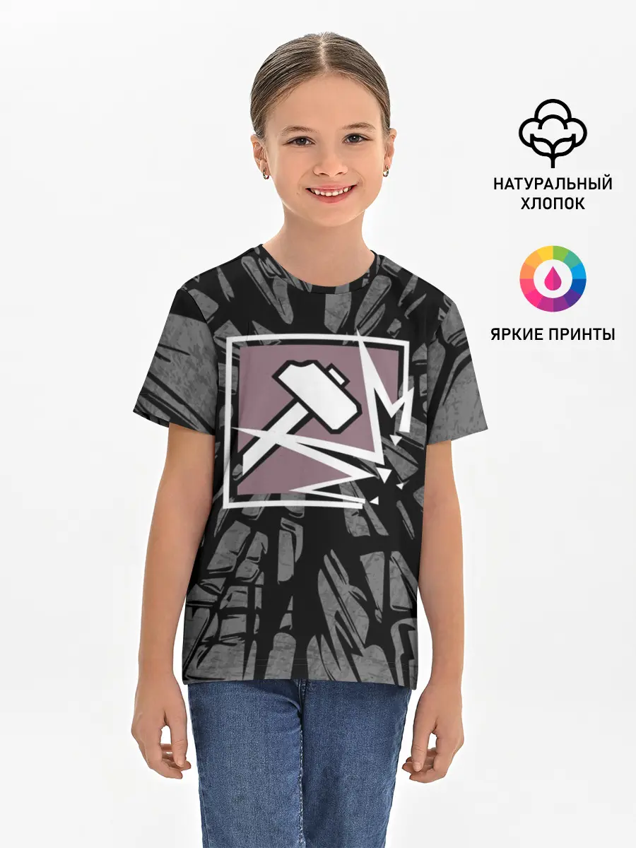 Детская базовая футболка / R6S SLEDGE