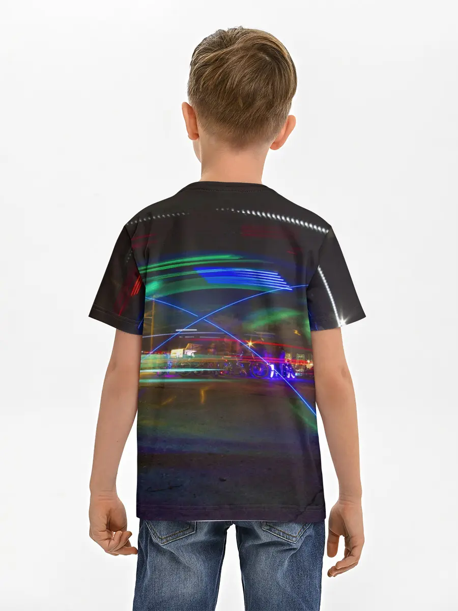 Детская базовая футболка / Neon