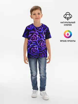Детская базовая футболка / Lovely Roses
