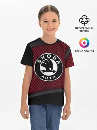 Детская базовая футболка / SKODA SPORT