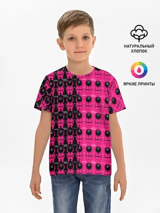 Детская базовая футболка / Squid Game