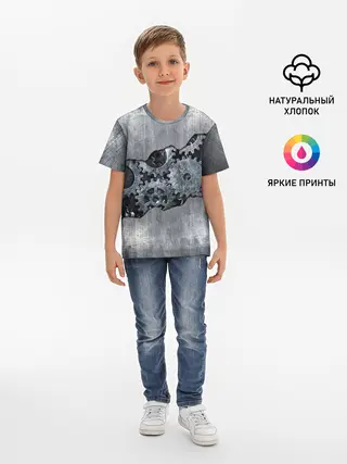 Детская базовая футболка / Шестеренки