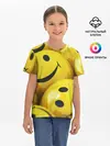 Детская базовая футболка / YELLOW SMILE