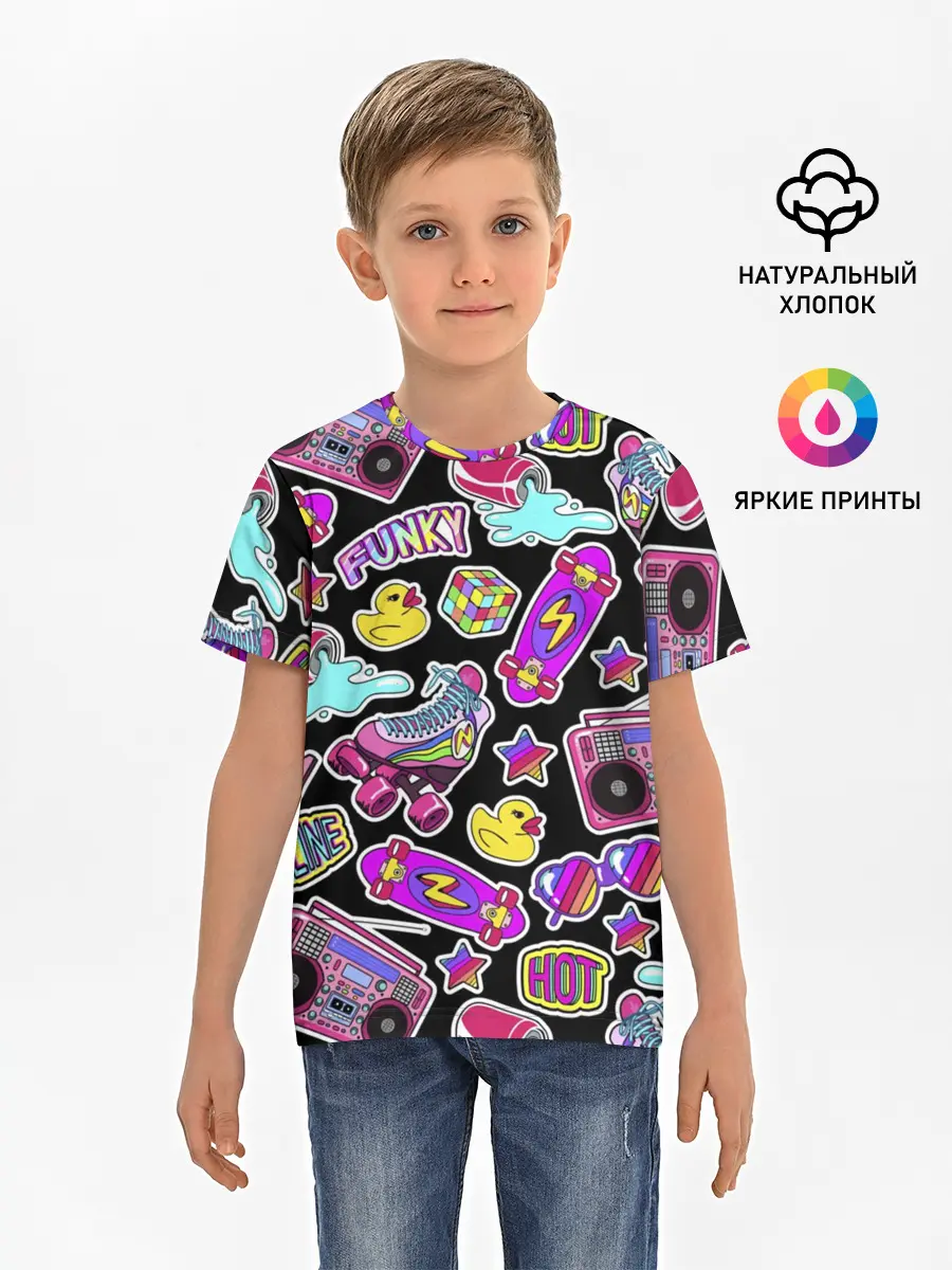 Детская базовая футболка / Back to 90