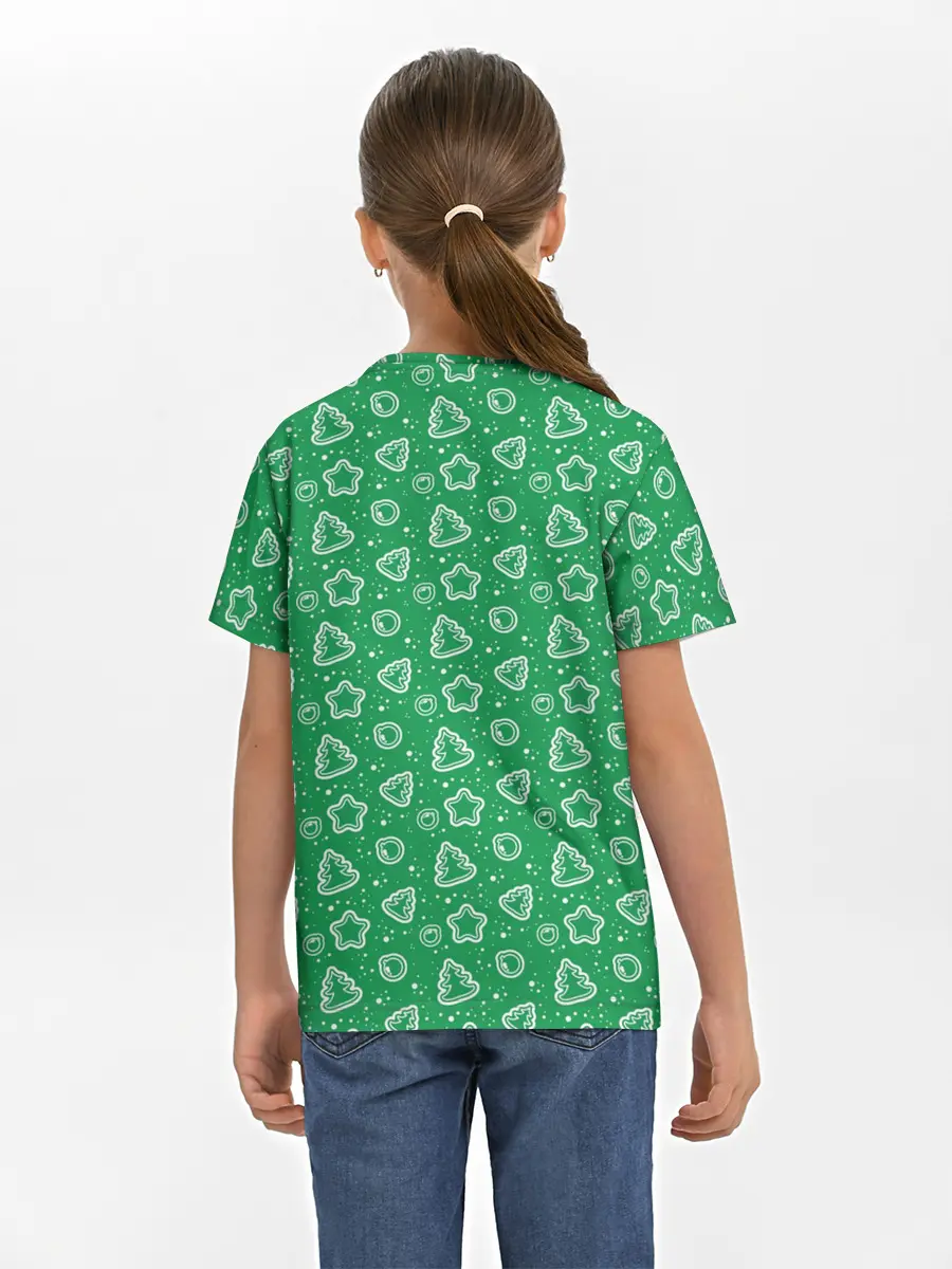 Детская базовая футболка / Ёлочки