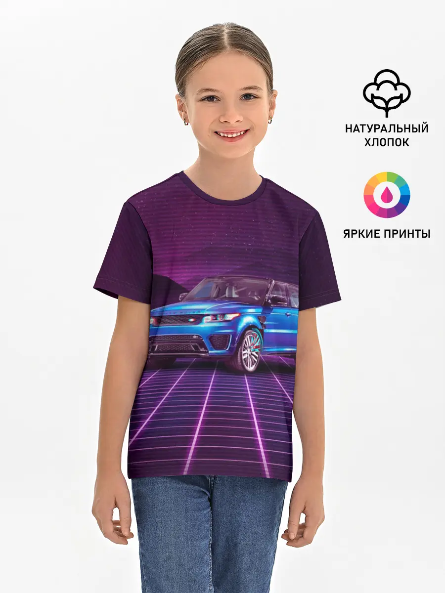 Детская базовая футболка / Range Rover Sport