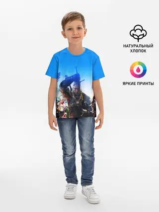 Детская базовая футболка / ВЕДЬМАК 3