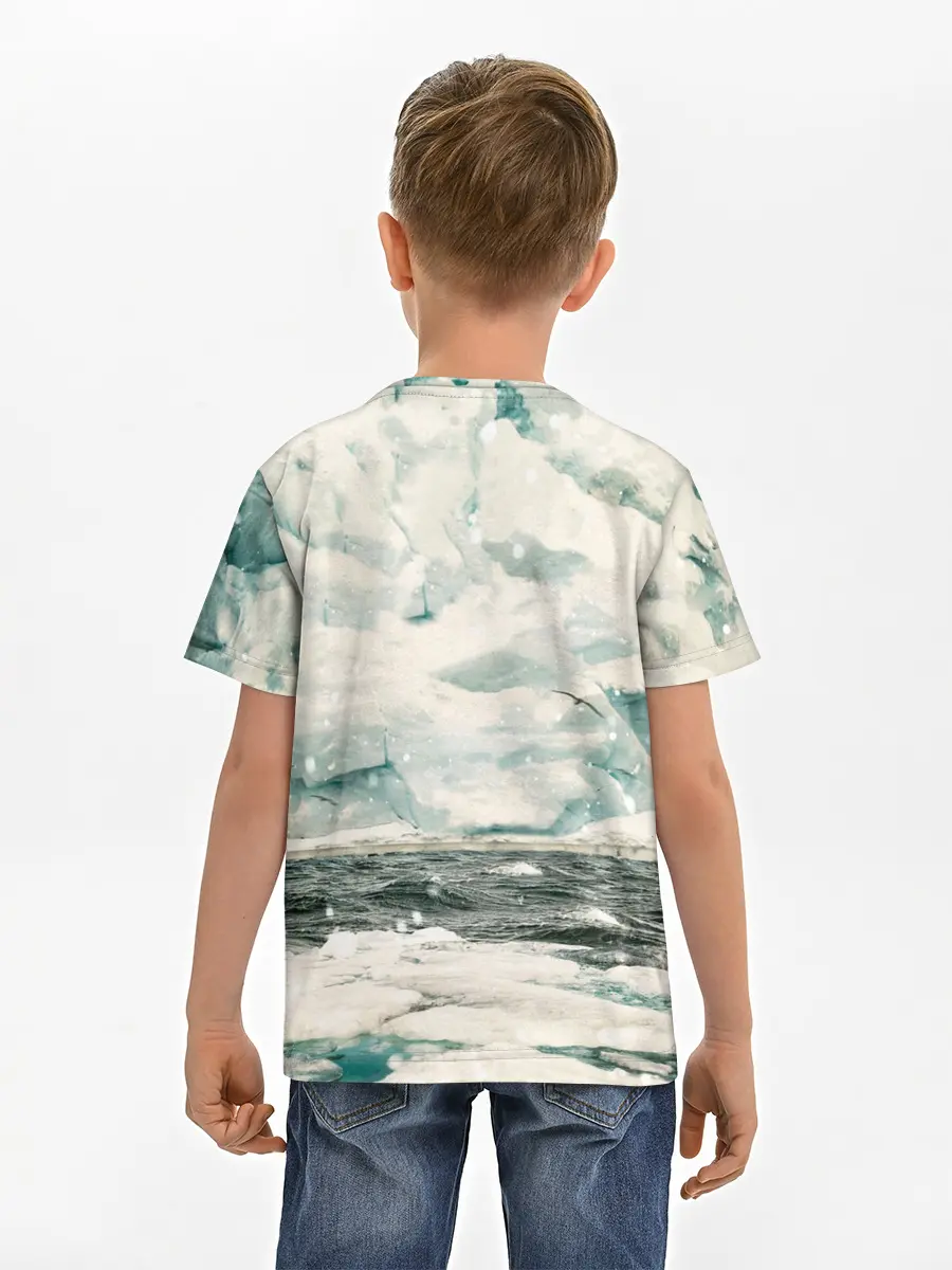 Детская базовая футболка / Ледокол Вега