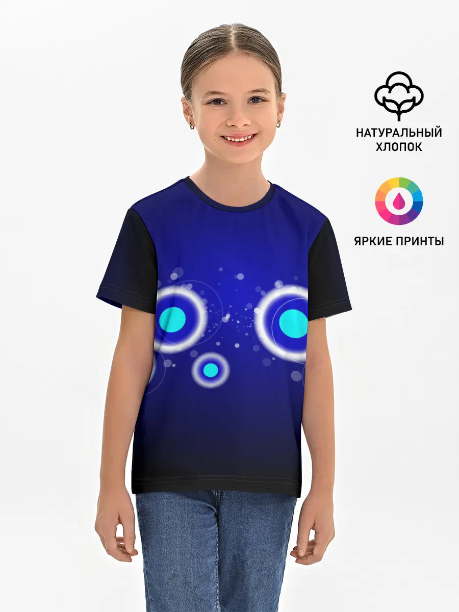 Детская базовая футболка / Молекулы