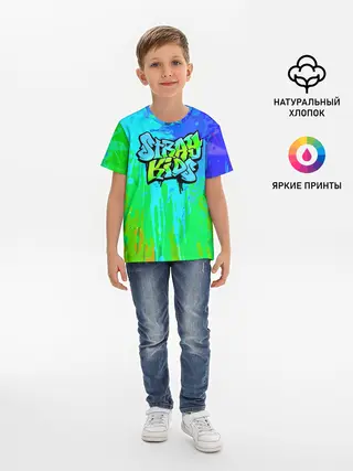 Детская базовая футболка / Stray Kids