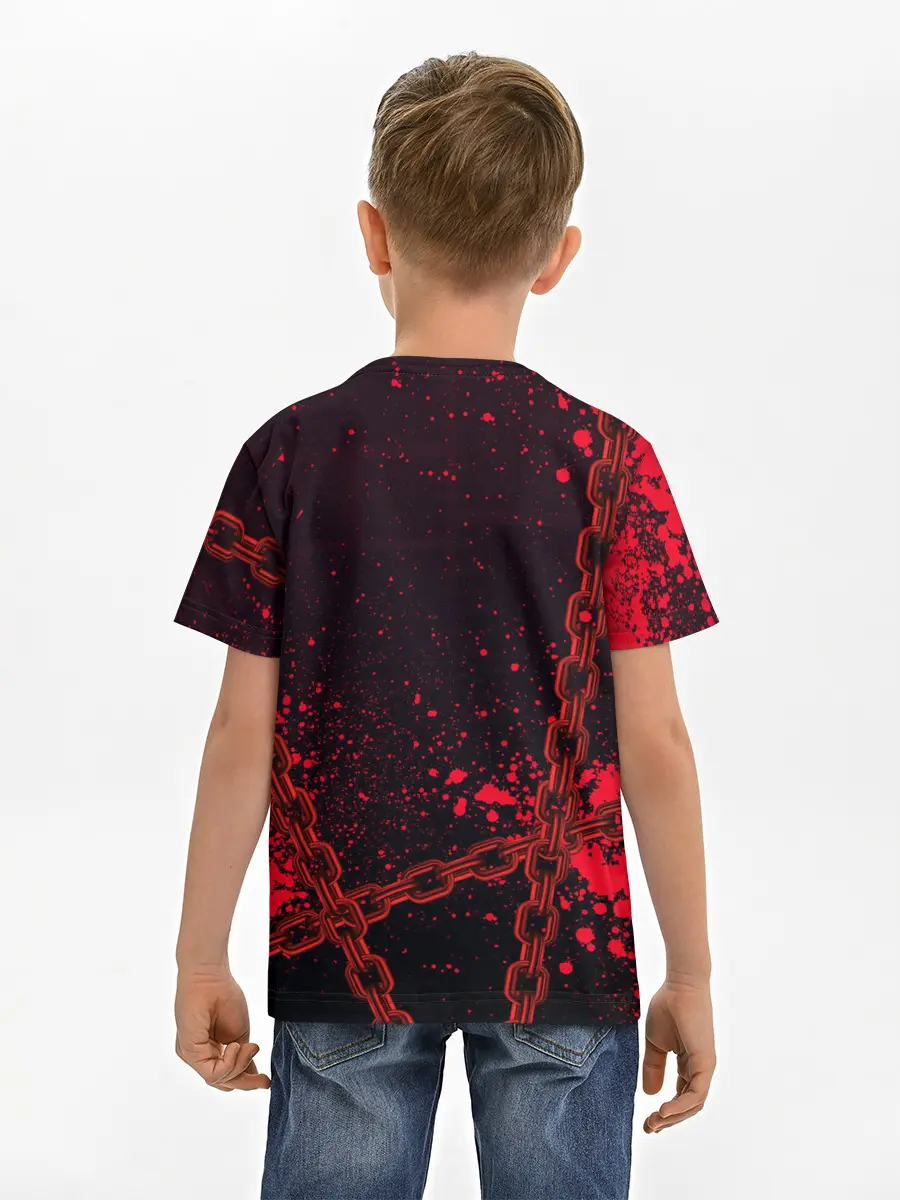 Детская базовая футболка / Geometry Dash