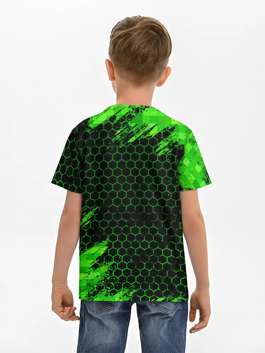 Детская базовая футболка / MINECRAFT CREEPER