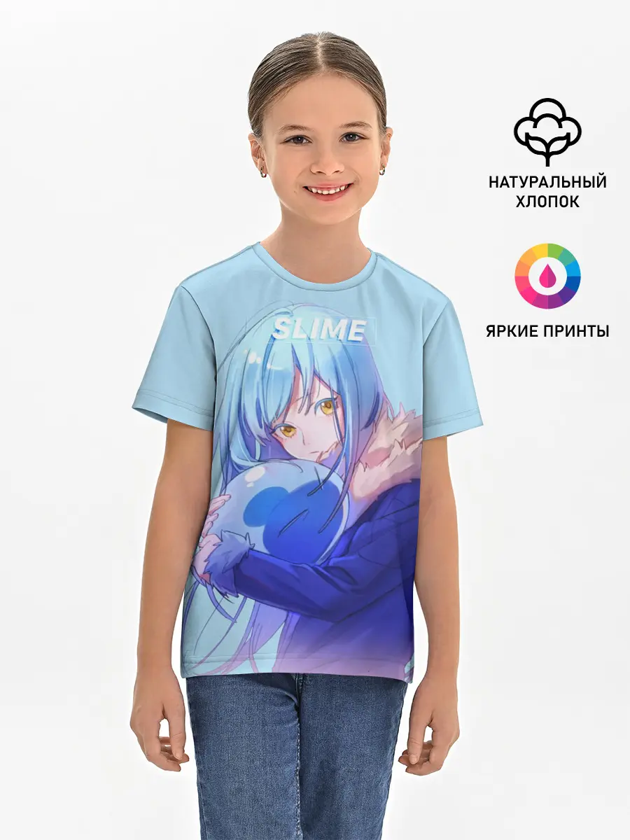 Детская базовая футболка / Slime