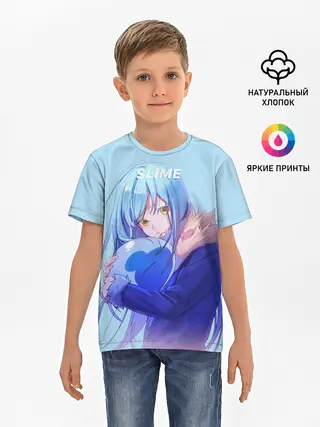 Детская базовая футболка / Slime