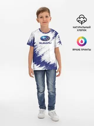 Детская базовая футболка / Subaru