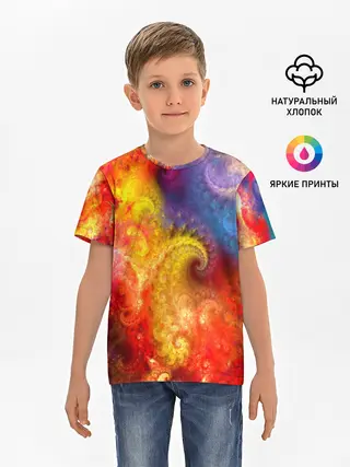 Детская базовая футболка / Absract