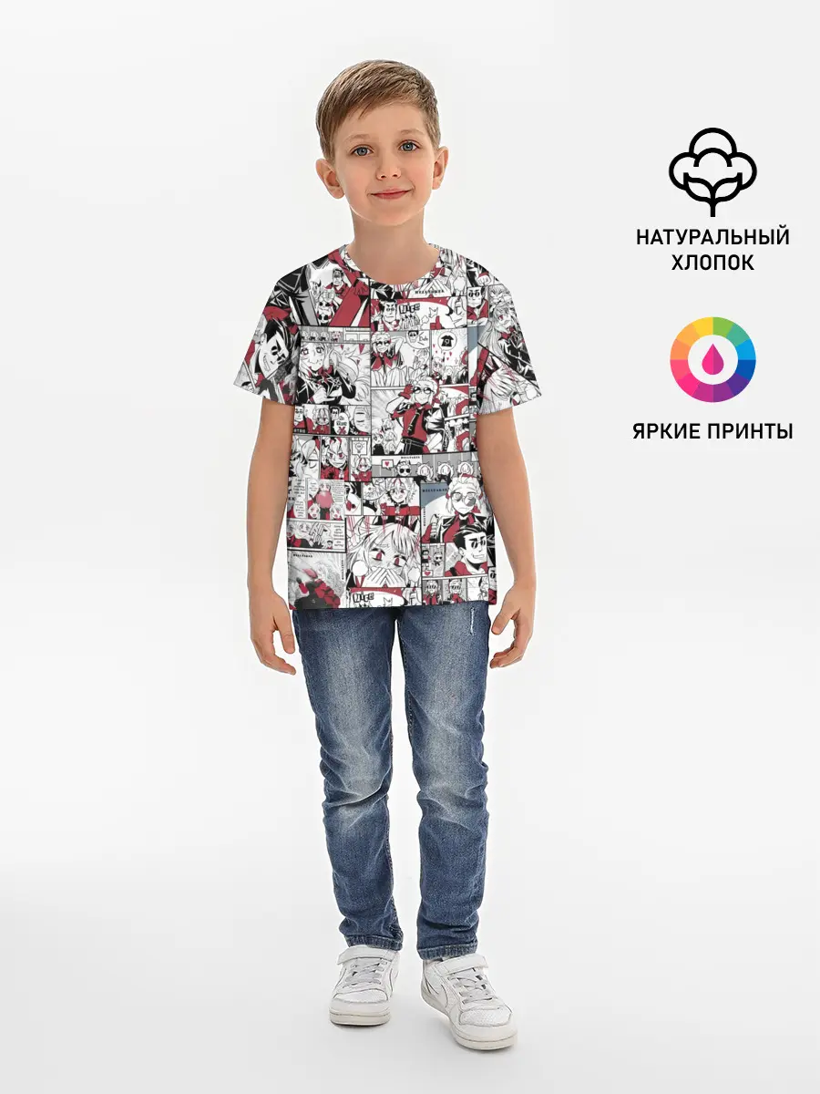 Детская базовая футболка / HELLTAKER