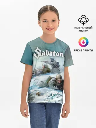 Детская базовая футболка / Sabaton