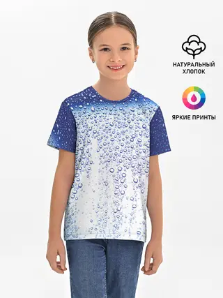Детская базовая футболка / После дождя