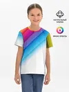 Детская базовая футболка / РАДУЖНЫЕ ПОЛОСЫ | RAINBOW