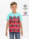 Детская базовая футболка / Охрана | Squid game