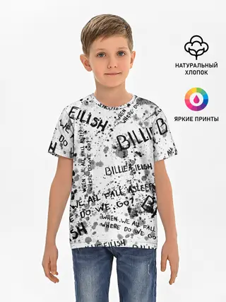 Детская базовая футболка / BILLIE EILISH - Where Do We Go