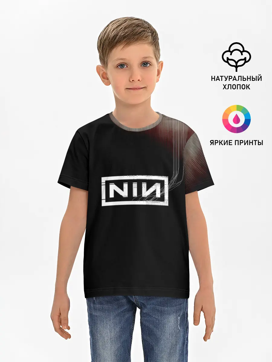 Детская базовая футболка / Cyber NIN
