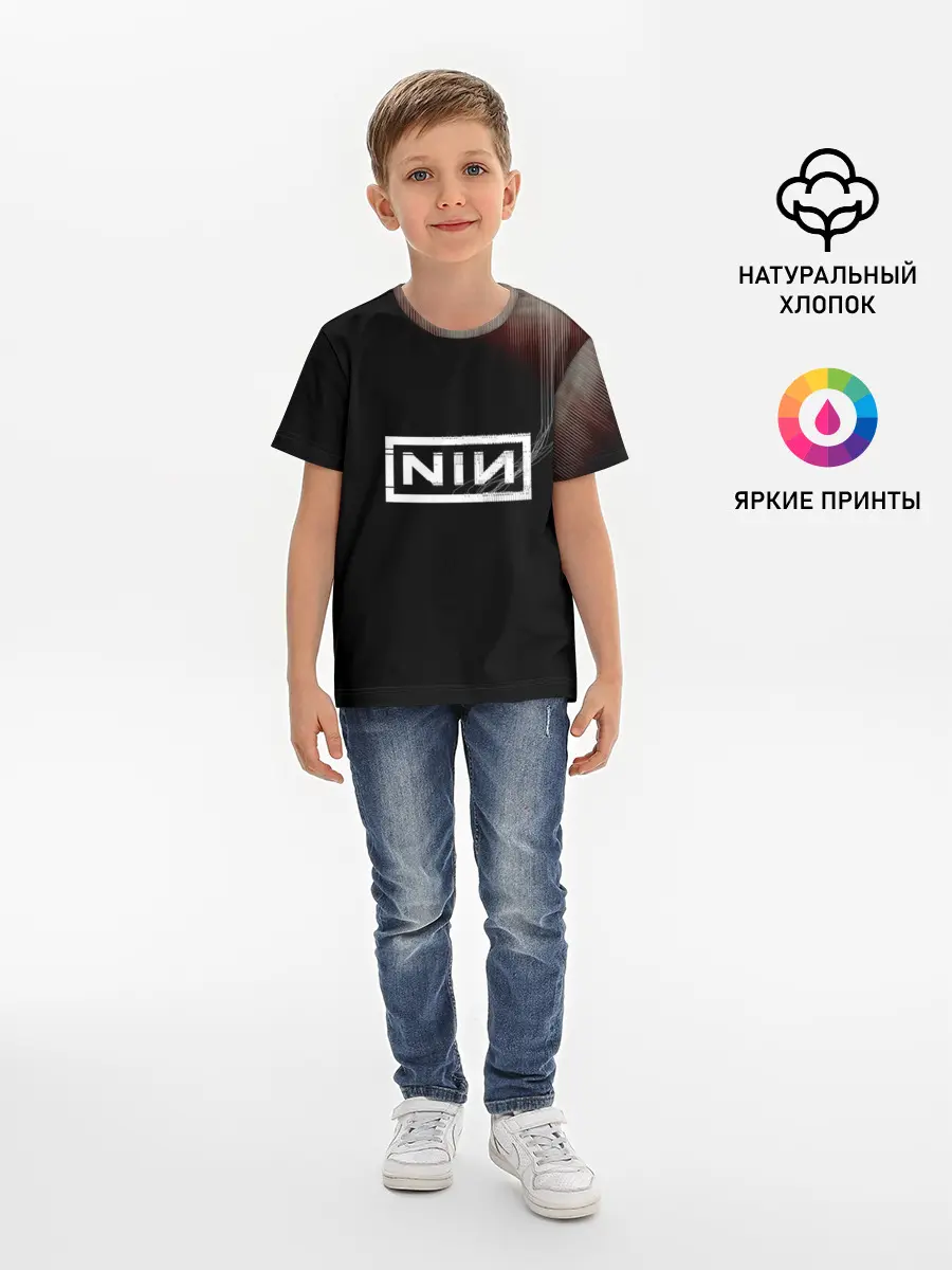 Детская базовая футболка / Cyber NIN