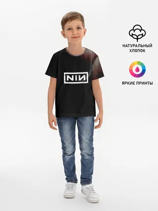 Детская базовая футболка / Cyber NIN