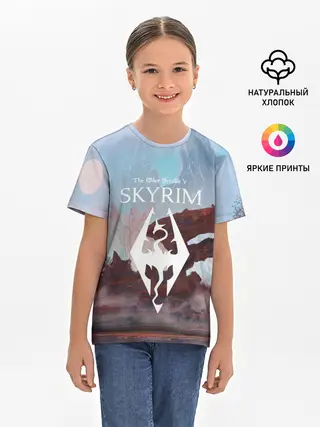 Детская базовая футболка / The Elder Scrolls SKYRIM