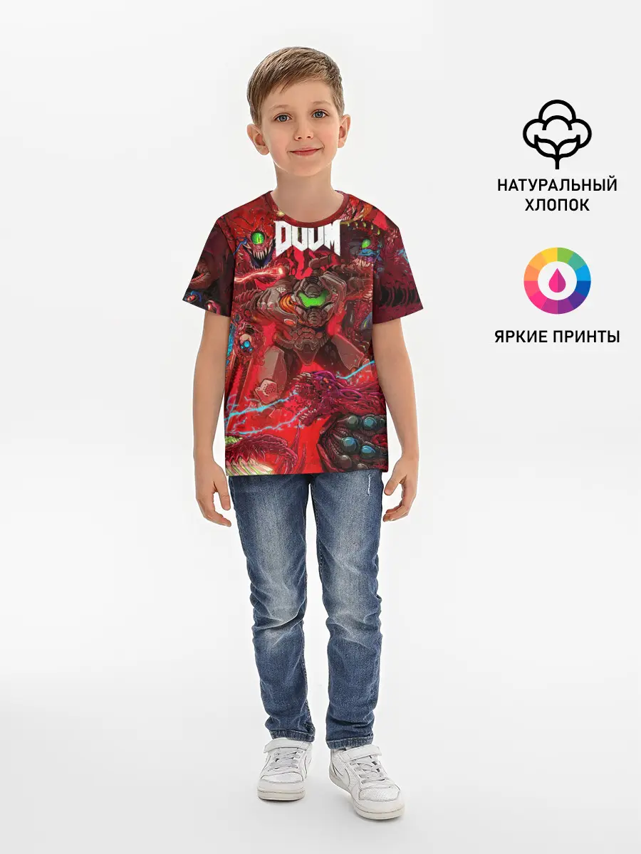 Детская базовая футболка / Doom | Палач Рока