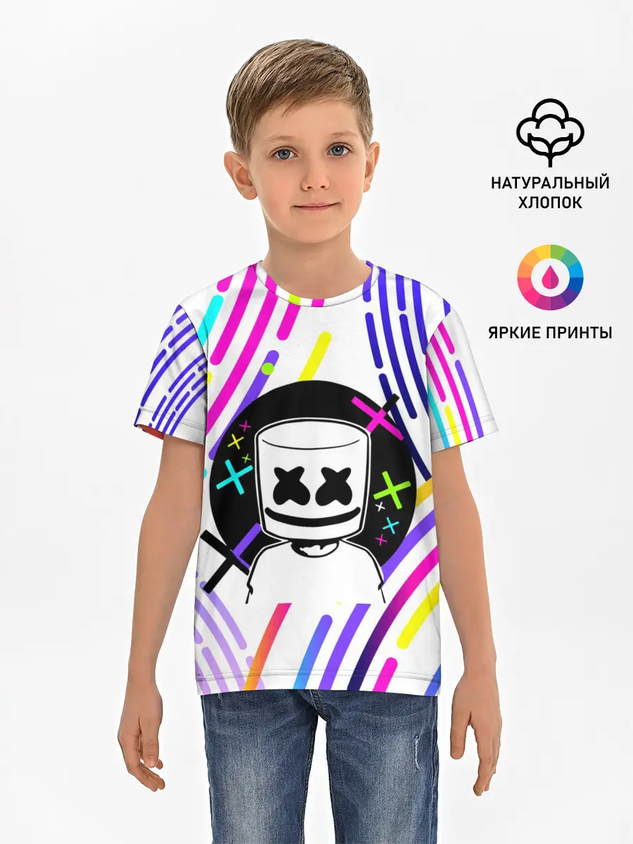 Детская базовая футболка / MARSHMELLO