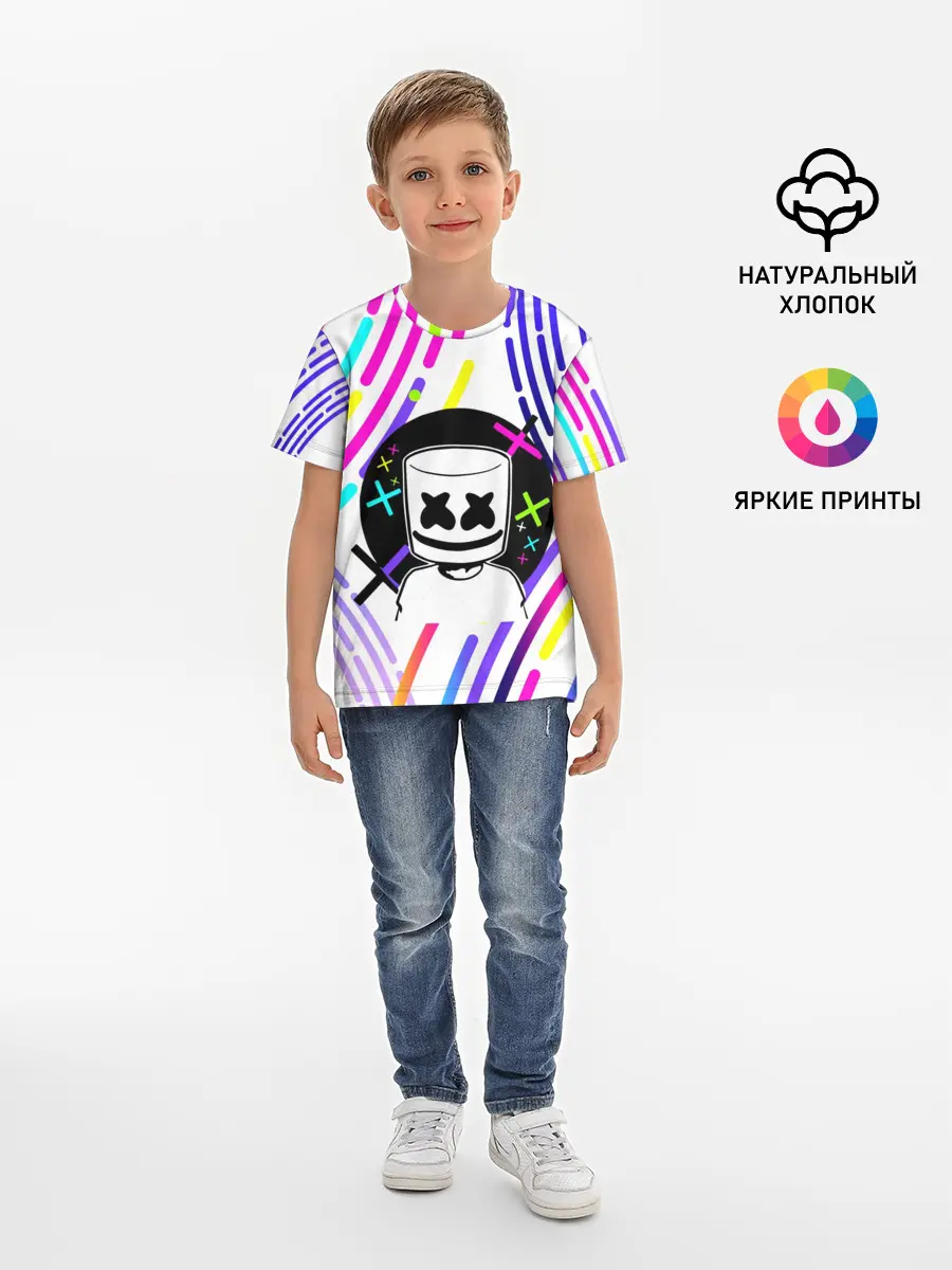 Детская базовая футболка / MARSHMELLO