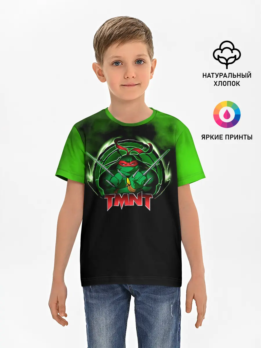 Детская базовая футболка / TMNT Рафаэль
