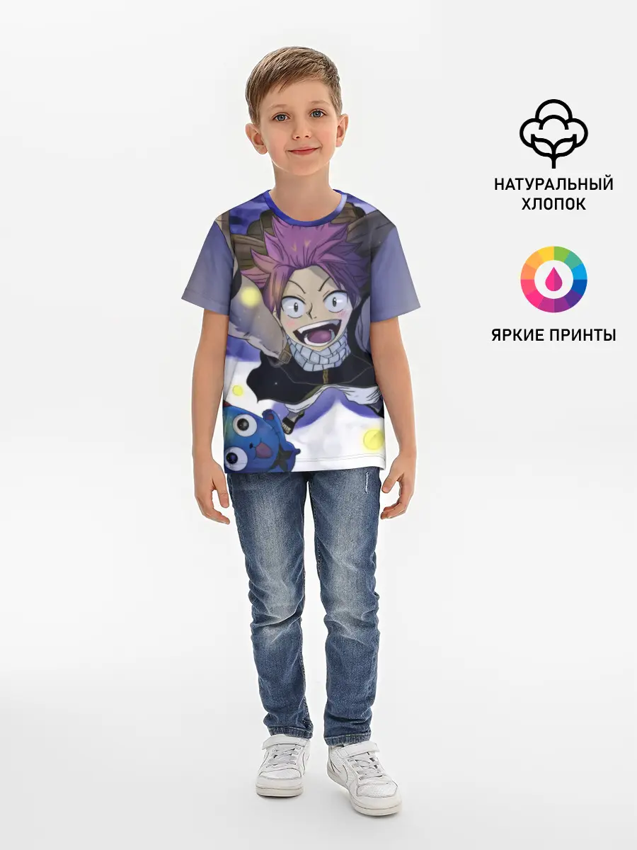 Детская базовая футболка / Нацу