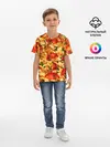 Детская базовая футболка / Пицца с грибами