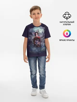 Детская базовая футболка / Ahri