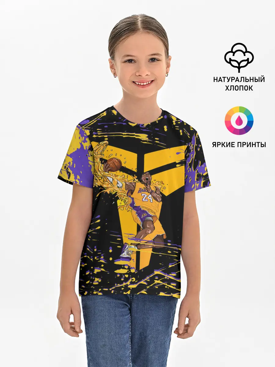 Детская базовая футболка / Los angeles lakers NBA