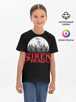Детская базовая футболка / Siren Head