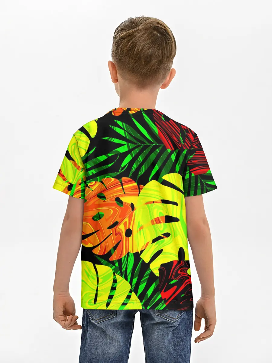 Детская базовая футболка / ЛИСТЬЯ