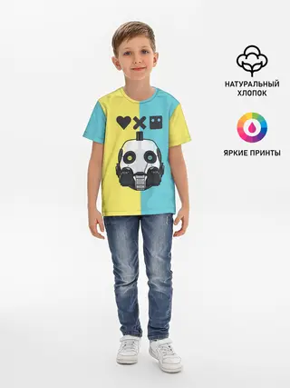 Детская базовая футболка / XBOT 4000 | Love, Death and Robots