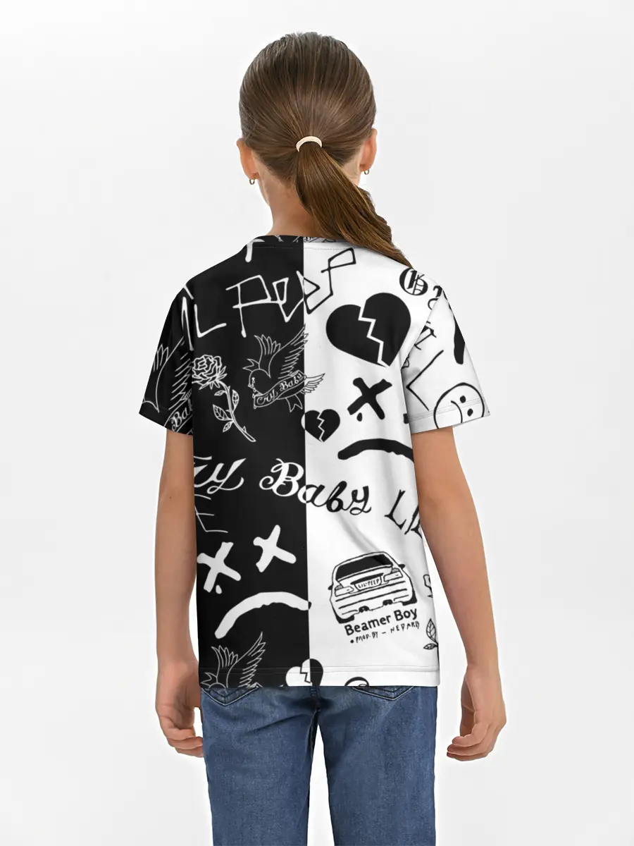 Детская базовая футболка / LIL PEEP