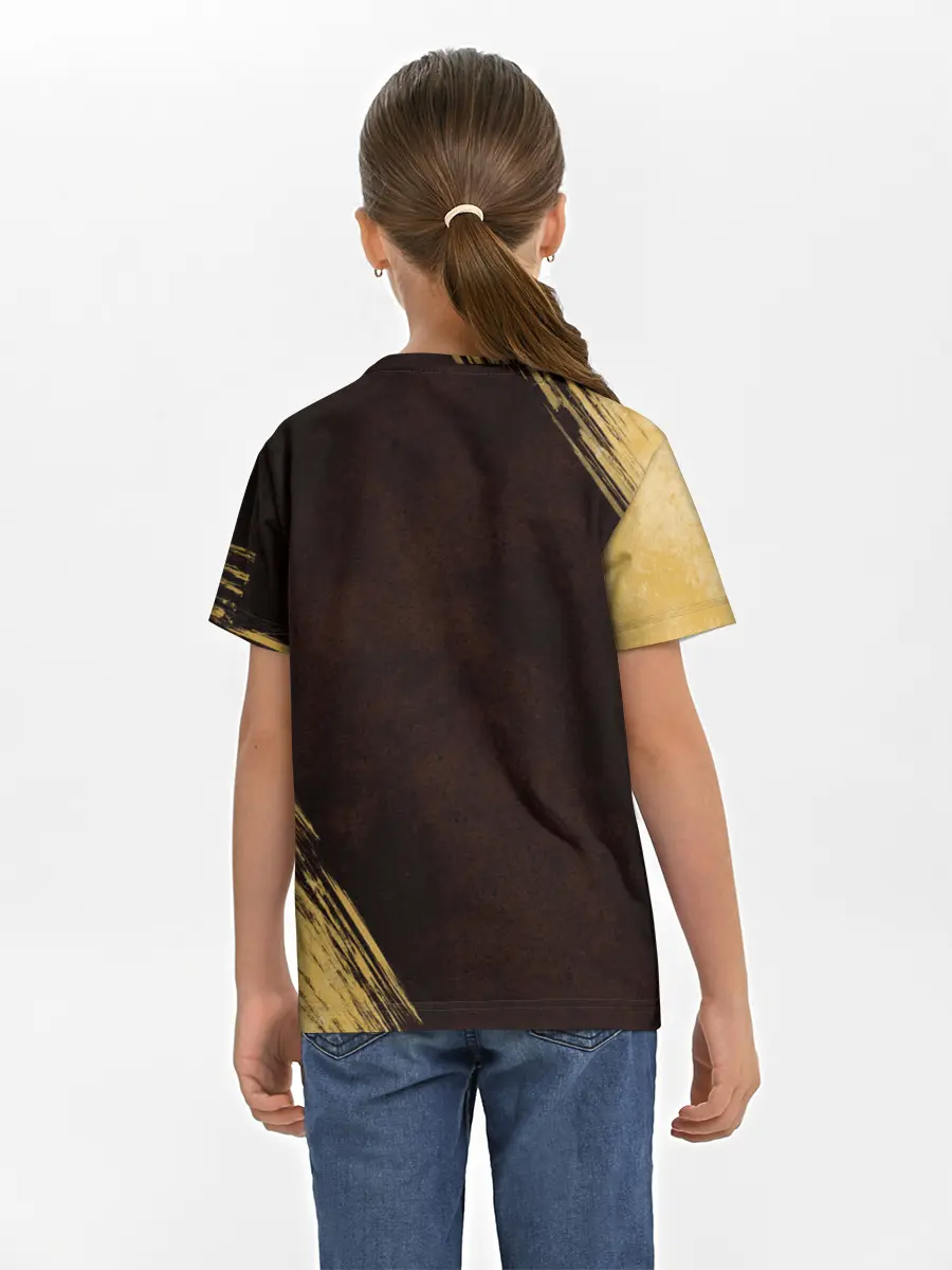 Детская базовая футболка / Черный Клевер