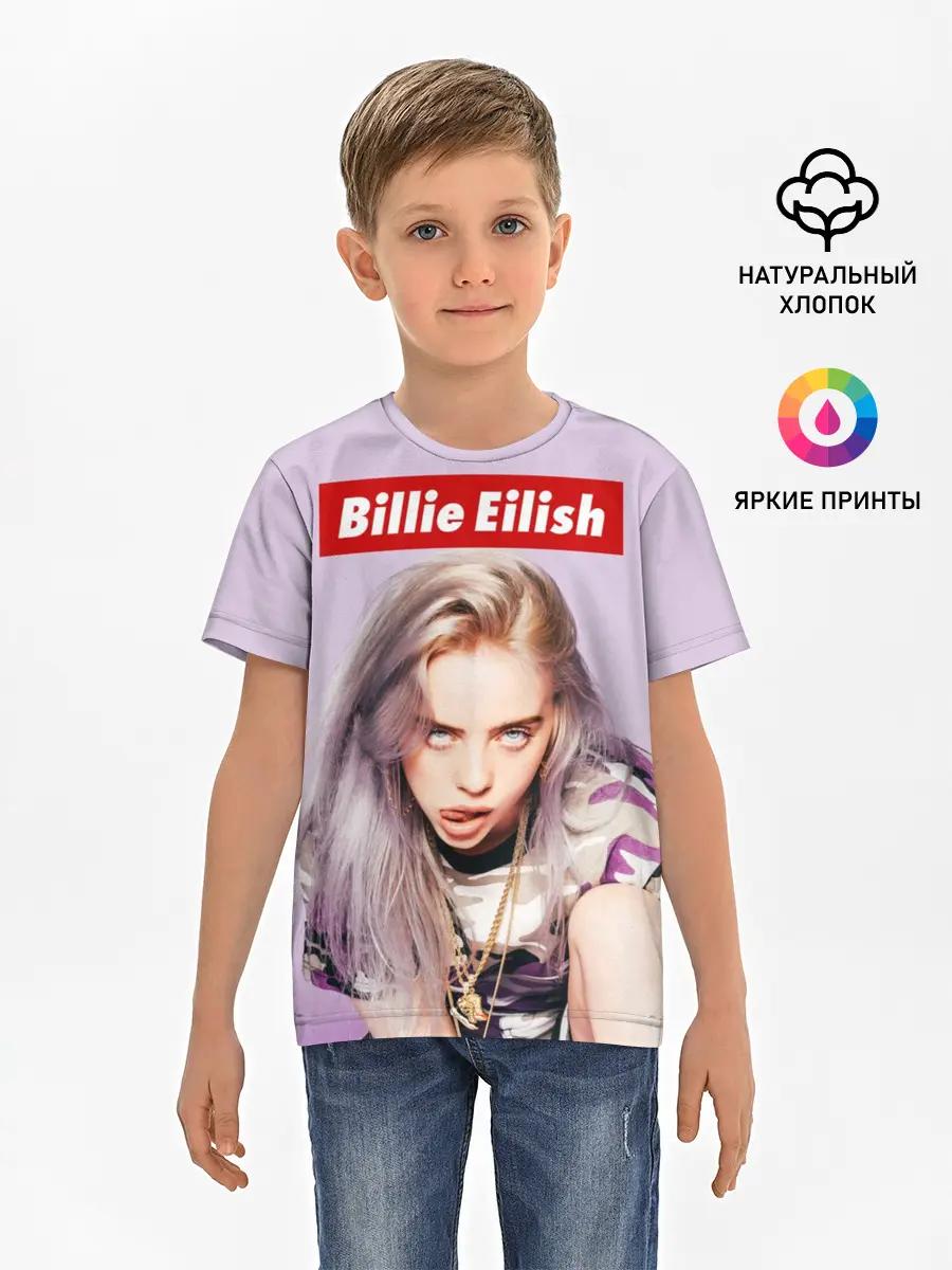 Детская базовая футболка / Billie Eilish