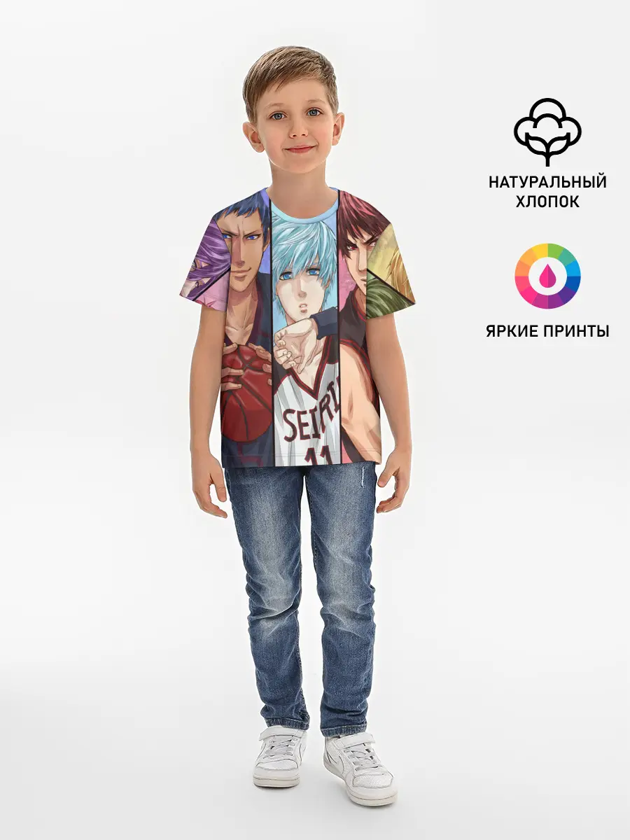 Детская базовая футболка / Kurokos Basketball