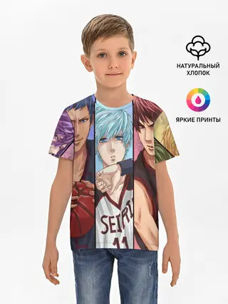Детская базовая футболка / Kurokos Basketball